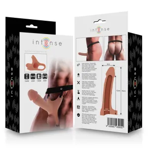 Hohlgeschirr mit Silikon-Dildo 16 X 3,5 cm von Intense Couples Toys