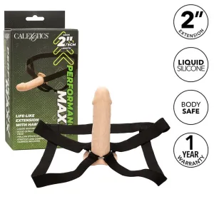 Performance Maxx Lebensechte Verlngerung mit Gurt, Helle Haut von Calexotics
