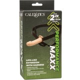 Performance Maxx Lebensechte Verlngerung mit Gurt, Helle Haut von Calexotics | Fesselliebe.de