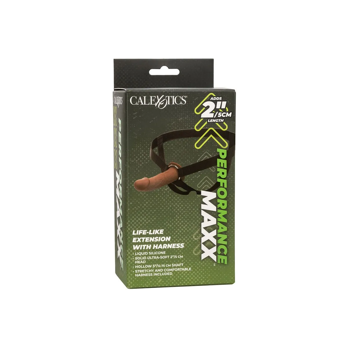 Performance Maxx Lebensechte Verlngerung mit Geschirr, Braun von Calexotics | Fesselliebe.de