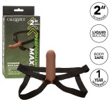 Performance Maxx Extension mit Gurt, Braun von Calexotics | Fesselliebe.de