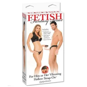 Hohlvibrator-Gurt für Sie und Ihn, natürlich, 14 cm von Fetish Fantasy Series