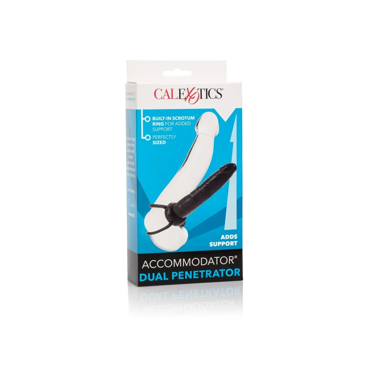 Accommodator Dual Penetrator Schwarz von Calexotics | Fesselliebe.de