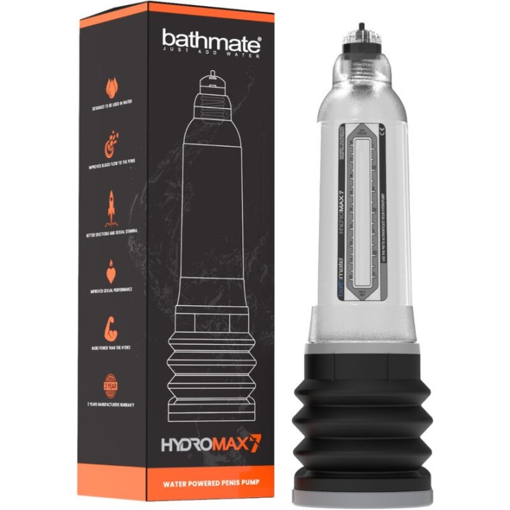 Hydromax 7 Transparente Penis-Erhöhungspumpe von Bathmate | Fesselliebe.de