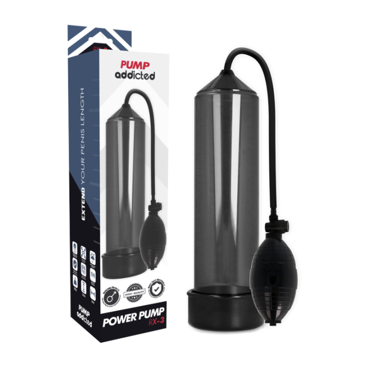 Rx3 Schwarz von Pump Addicted | Fesselliebe.de