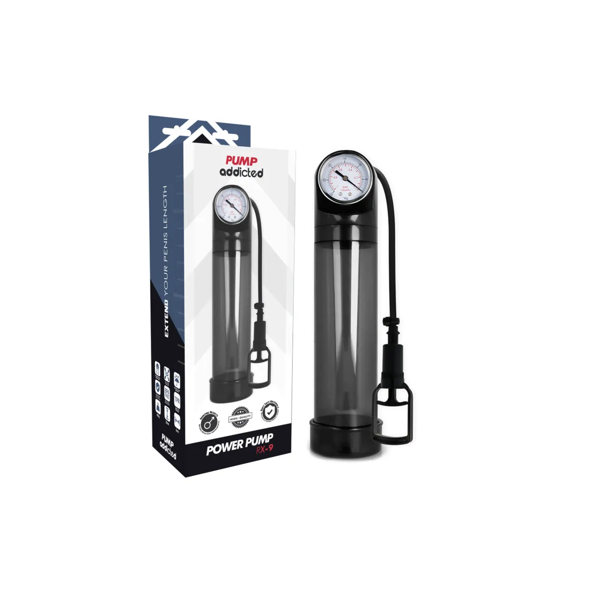 Rx9 Schwarz von Pump Addicted | Fesselliebe.de