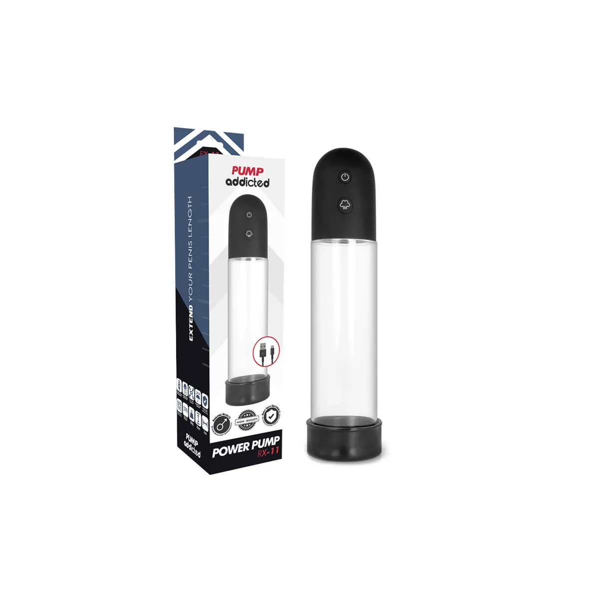 Rx11 Automatische Erektionspumpe von Pump Addicted | Fesselliebe.de