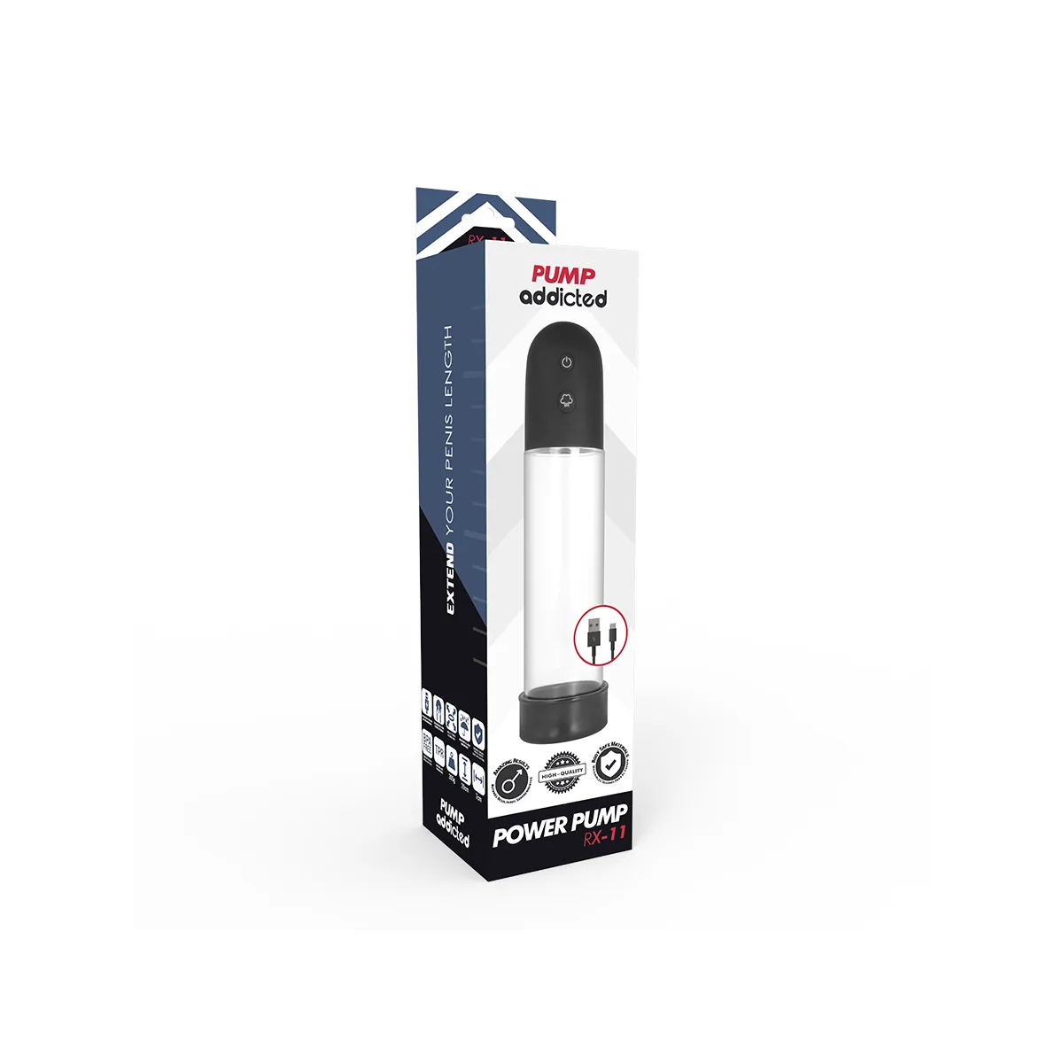 Rx11 Automatische Erektionspumpe von Pump Addicted | Fesselliebe.de