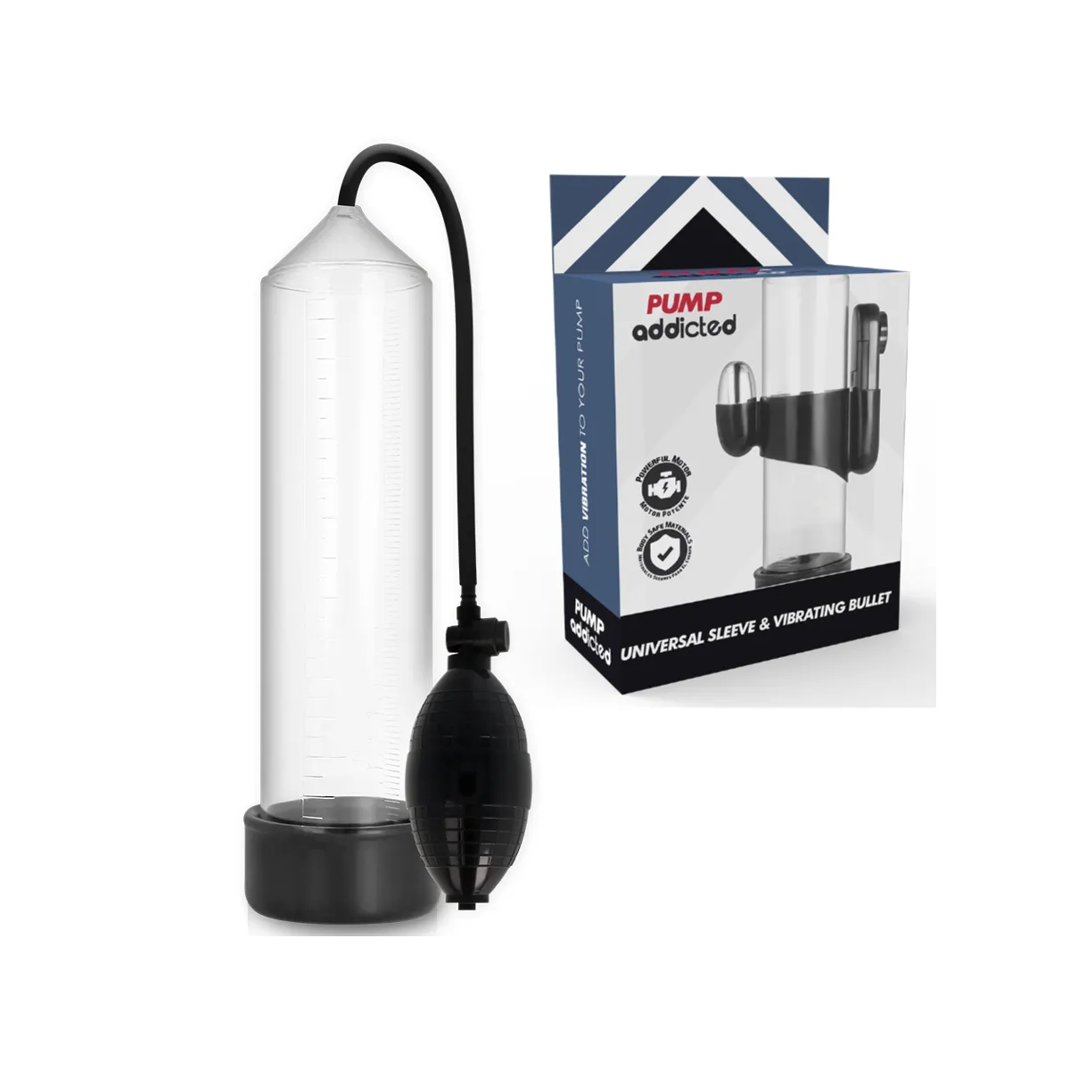 Transparenter Rx3-Vibrator von Pump Addicted | Fesselliebe.de