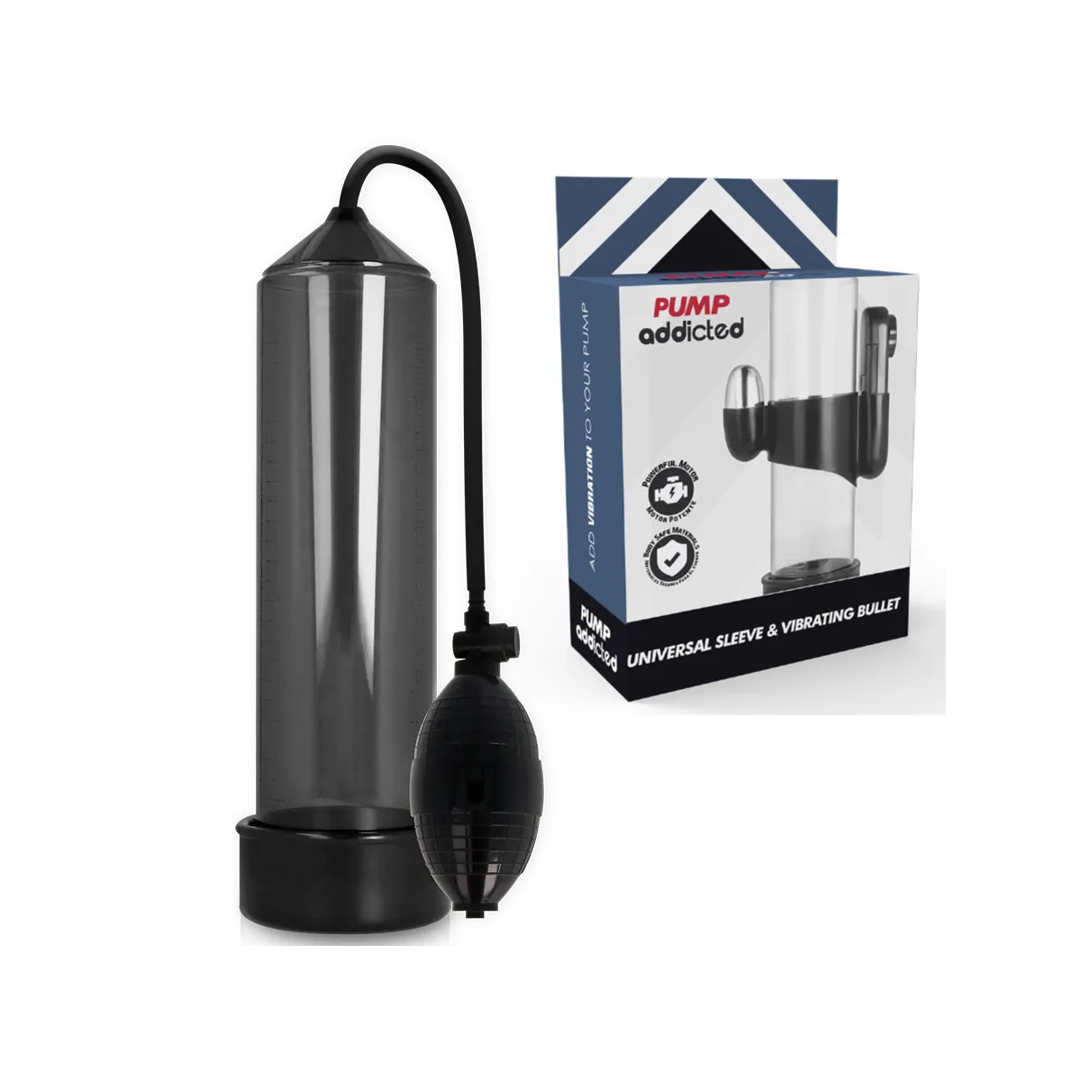 Rx3 Schwarzer Vibrator von Pump Addicted | Fesselliebe.de