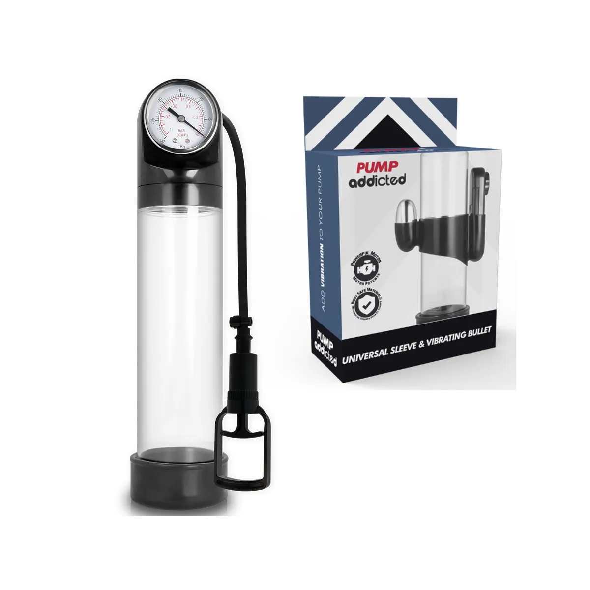 Transparenter Vibrator Rx9 von Pump Addicted | Fesselliebe.de