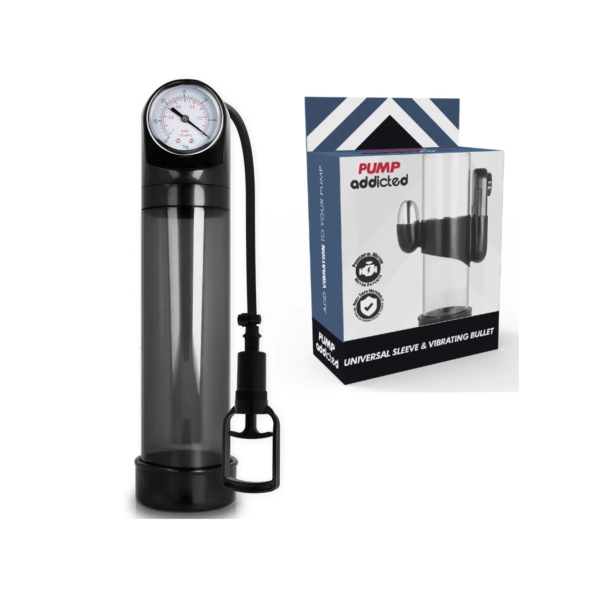 Rx9 Schwarzer Vibrator von Pump Addicted | Fesselliebe.de