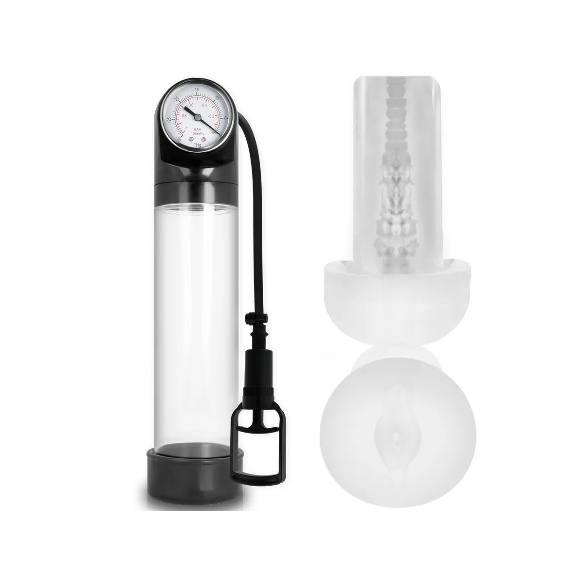 Rx9 Transparent mit Masturbator von Pump Addicted | Fesselliebe.de