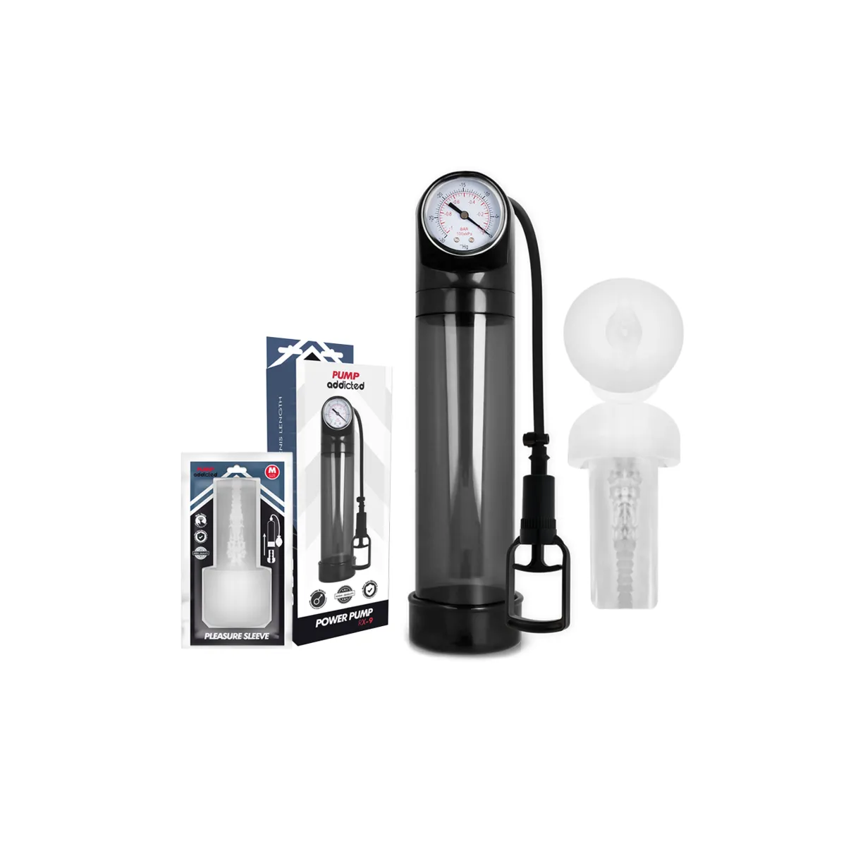 Rx9 Black mit Masturbator von Pump Addicted | Fesselliebe.de