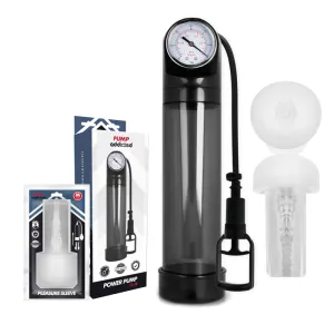 Rx9 Black mit Masturbator von Pump Addicted