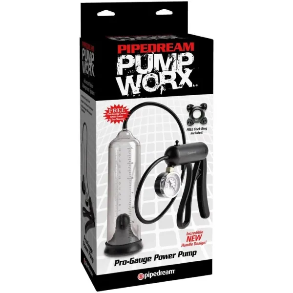 Pro-Gauge Kraftpumpe Transparent von Pump Worx | Fesselliebe.de