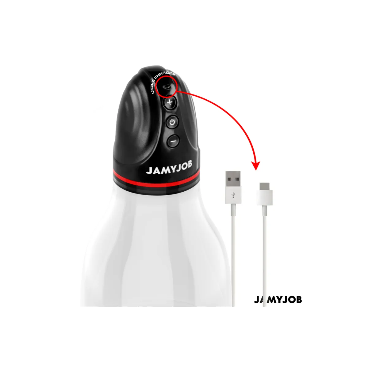 Xpand Lite Automatische Hodenpumpe 3 Saugstufen Grau von Jamyjob | Fesselliebe.de