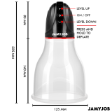 Xpand Lite Automatische Hodenpumpe 3 Saugstufen Grau von Jamyjob | Fesselliebe.de