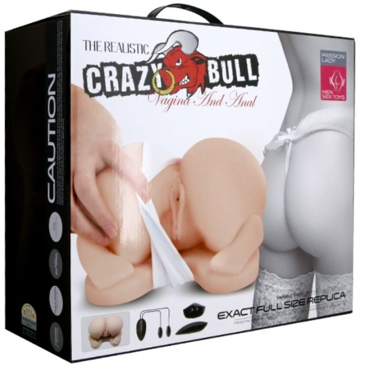 Realistische Hinterhundposition Doppelkanal von Crazy Bull | Fesselliebe.de