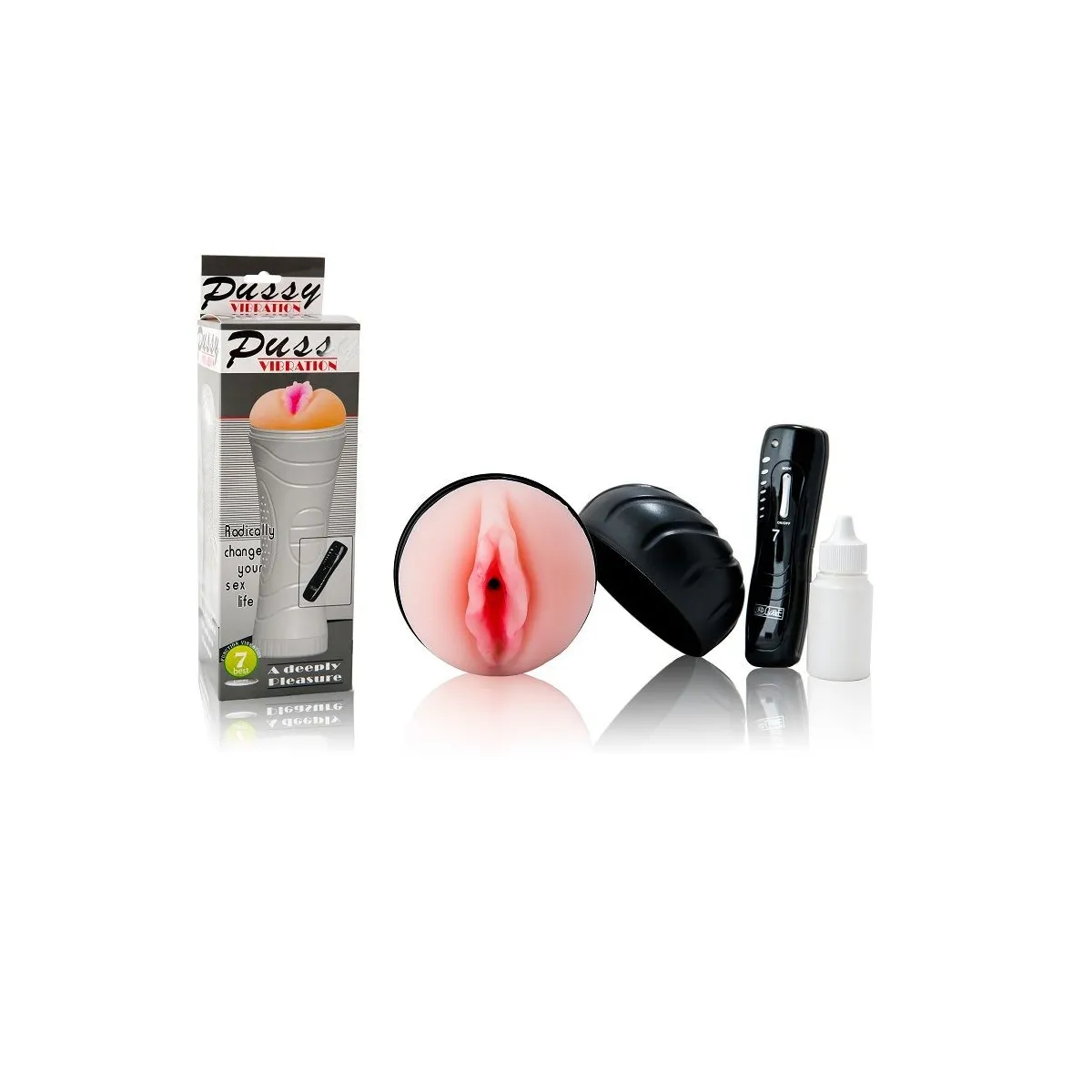 Pussy Vagina Vibrator 7 Rhythmen Ciberskyn von Baile | Fesselliebe.de