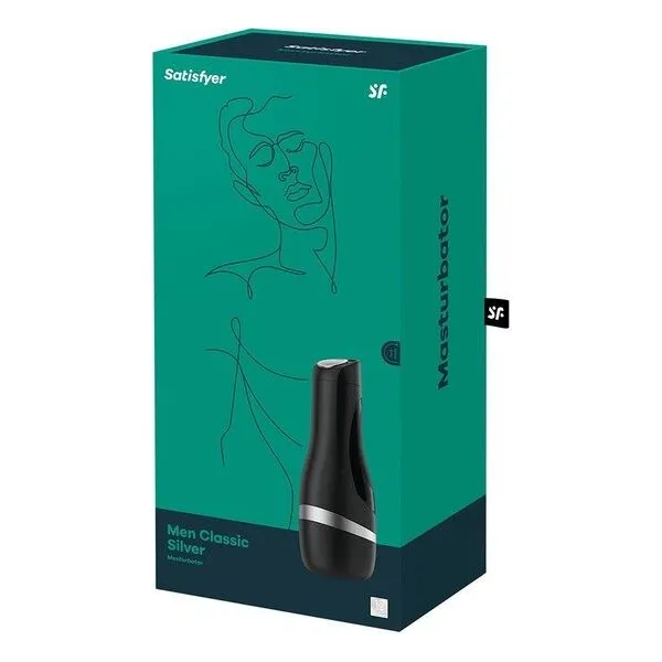 Masturbator Men Classic Silber von Satisfyer Men | Fesselliebe.de