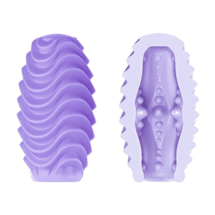 Doppelseitiges Lila Masturbator-Ei von Pretty Love Male | Fesselliebe.de