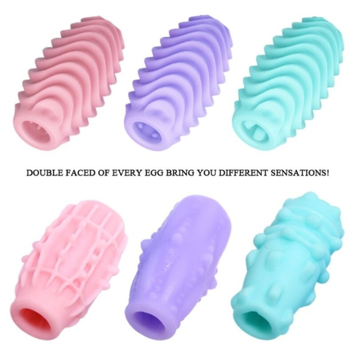 Doppelseitiges Masturbator-Ei 15 Stück von Pretty Love Male | Fesselliebe.de