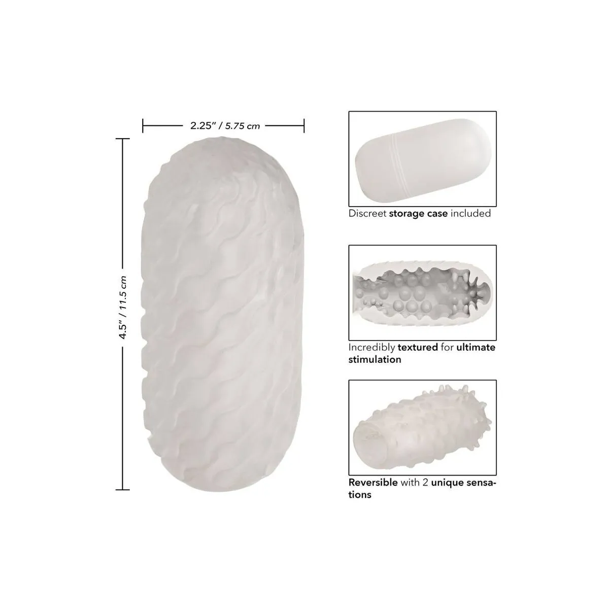 Reversible Nubby Stroker von Calexotics | Fesselliebe.de