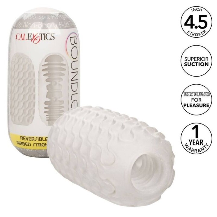 Reversible Ribbed Stroker von Calexotics | Fesselliebe.de