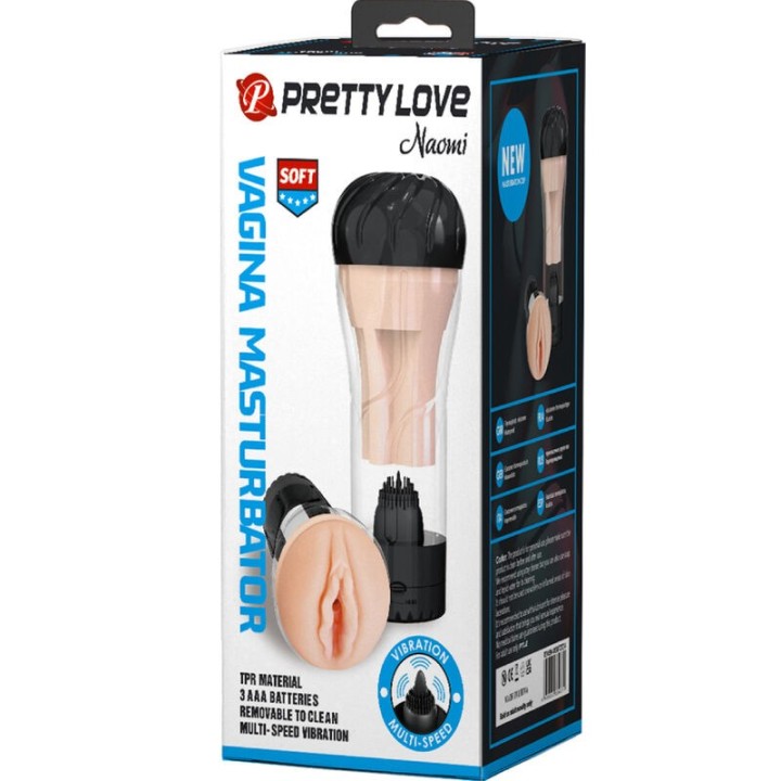 Naomi Vagina Vibrator von Pretty Love Male | Fesselliebe.de