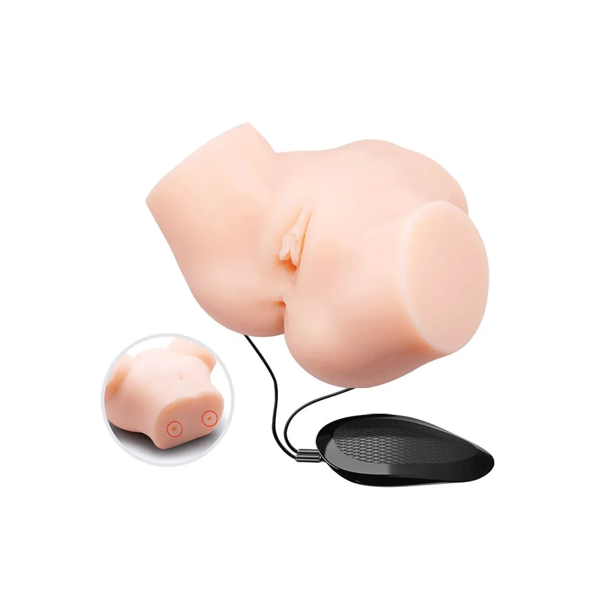 Realistischer Vagina- und Anus-Vibrator Samantha von Crazy Bull | Fesselliebe.de