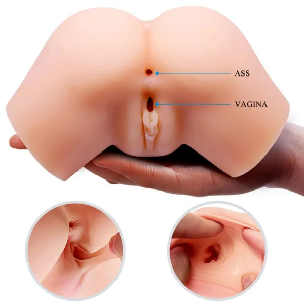 Realistischer Vagina- und Anus-Vibrator Samantha von Crazy Bull | Fesselliebe.de