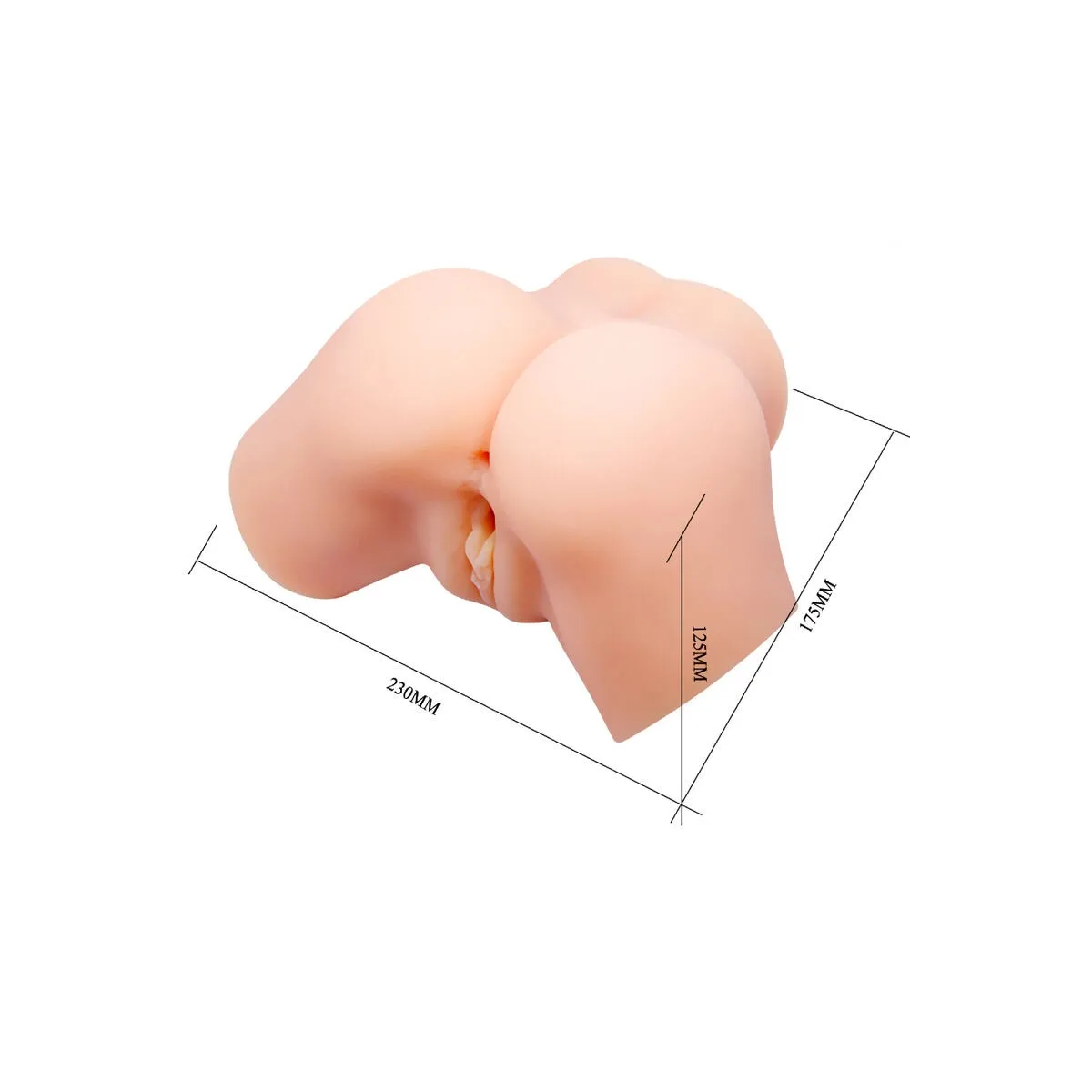 Realistischer Vagina- und Anus-Vibrator Samantha von Crazy Bull | Fesselliebe.de