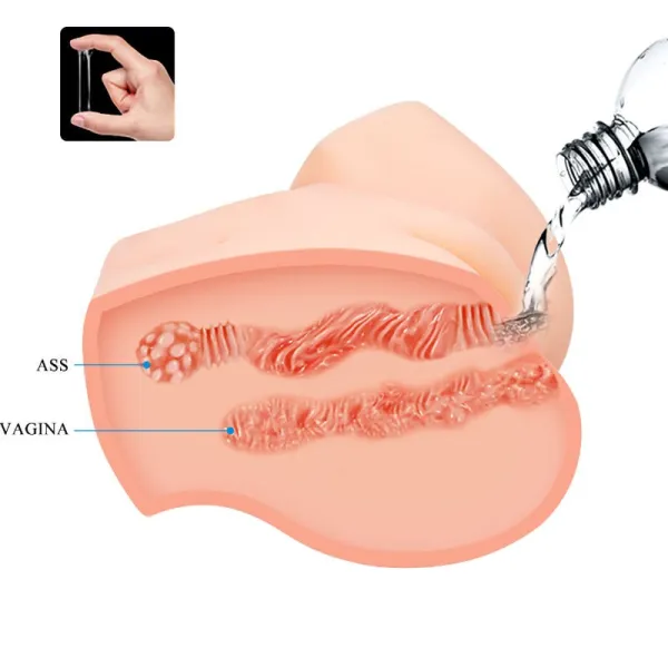 Realistischer Vagina- und Anus-Vibrator Samantha von Crazy Bull | Fesselliebe.de