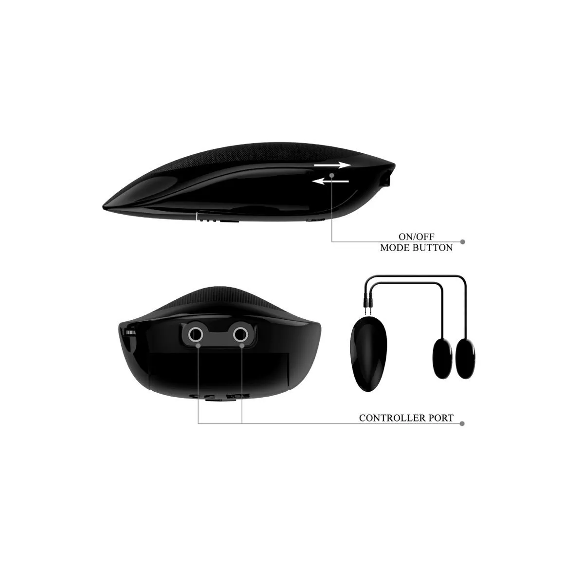 Realistischer Vagina- und Anus-Vibrator Samantha von Crazy Bull | Fesselliebe.de