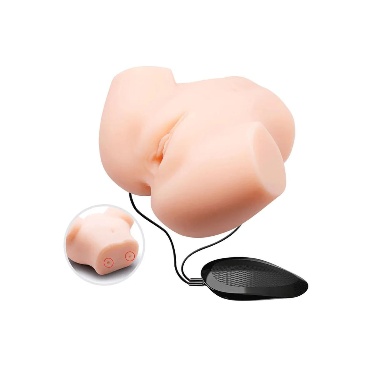 Realistische Vagina- und Anus-Doppelvibration von Crazy Bull | Fesselliebe.de