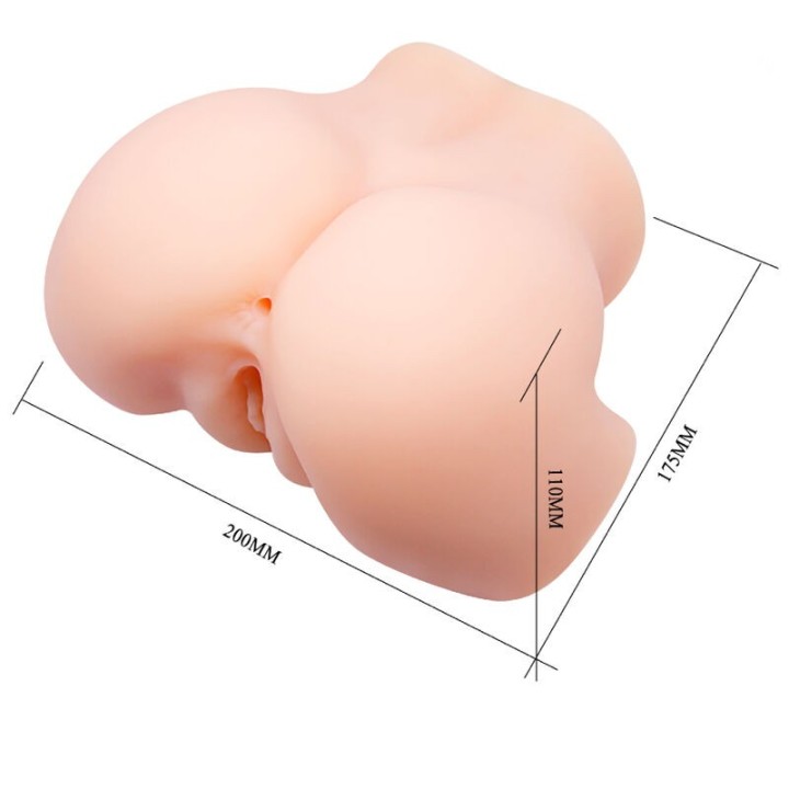 Realistische Vagina- und Anus-Doppelvibration von Crazy Bull | Fesselliebe.de