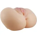 Realistischer Vagina- und Anus-Luna-Vibrator von Crazy Bull