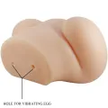 Realistischer Vagina- und Anus-Luna-Vibrator von Crazy Bull