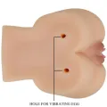 Realistischer Vagina- und Anus-Kylie-Vibrator von Crazy Bull