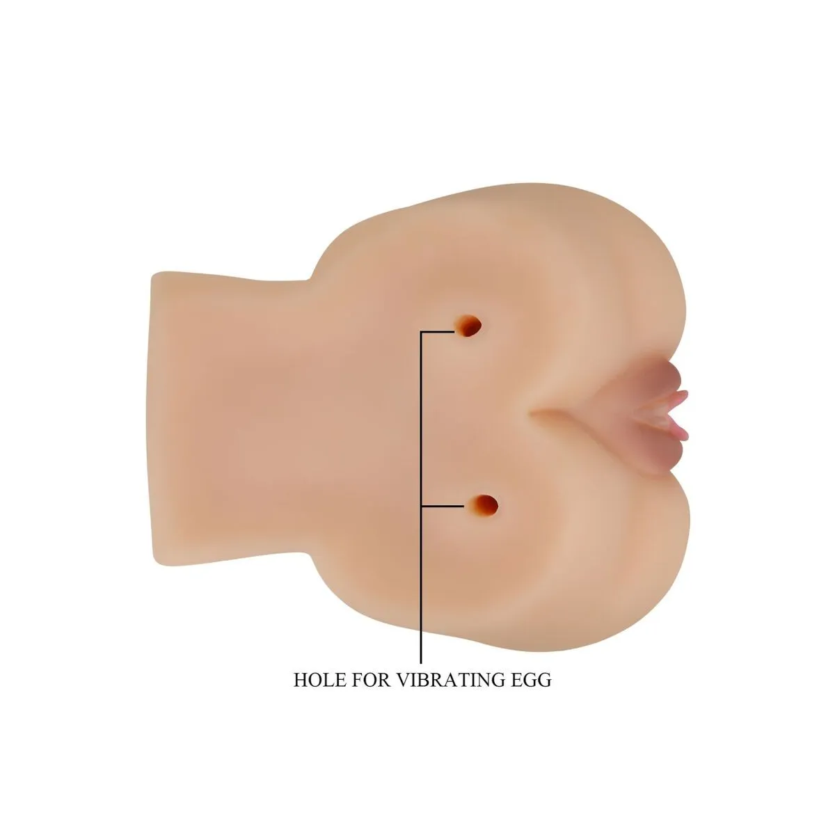 Realistischer Vagina- und Anus-Kylie-Vibrator von Crazy Bull | Fesselliebe.de