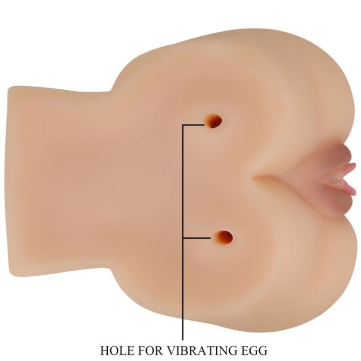 Realistischer Vagina- und Anus-Kylie-Vibrator von Crazy Bull | Fesselliebe.de
