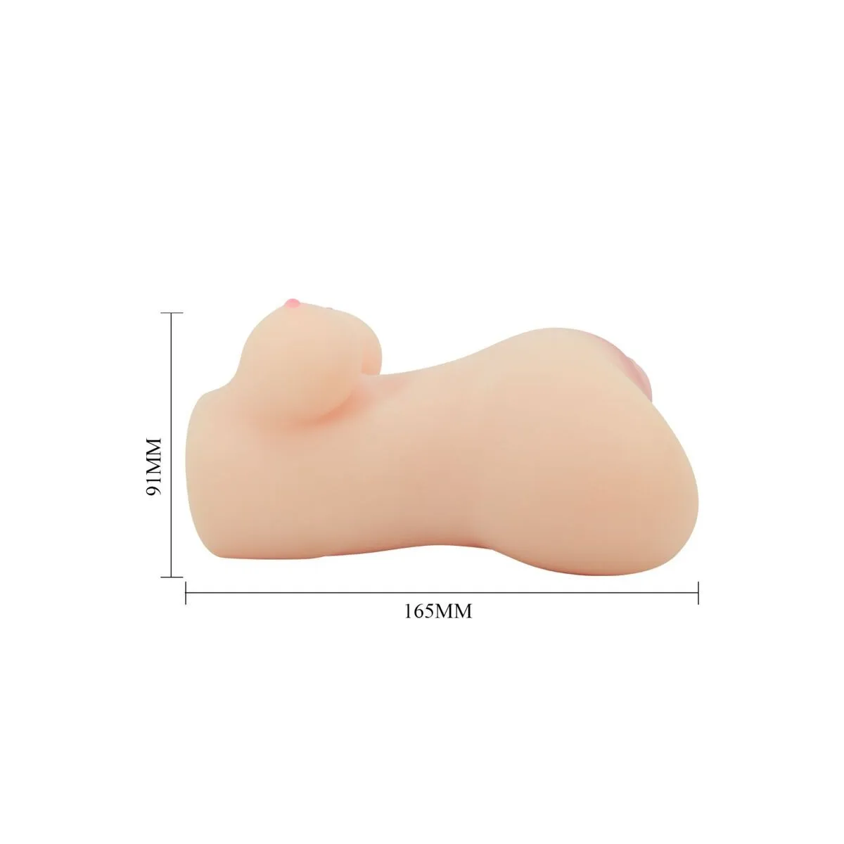 Realistischer Vagina- und Anus-Vibrator Hannah von Crazy Bull | Fesselliebe.de