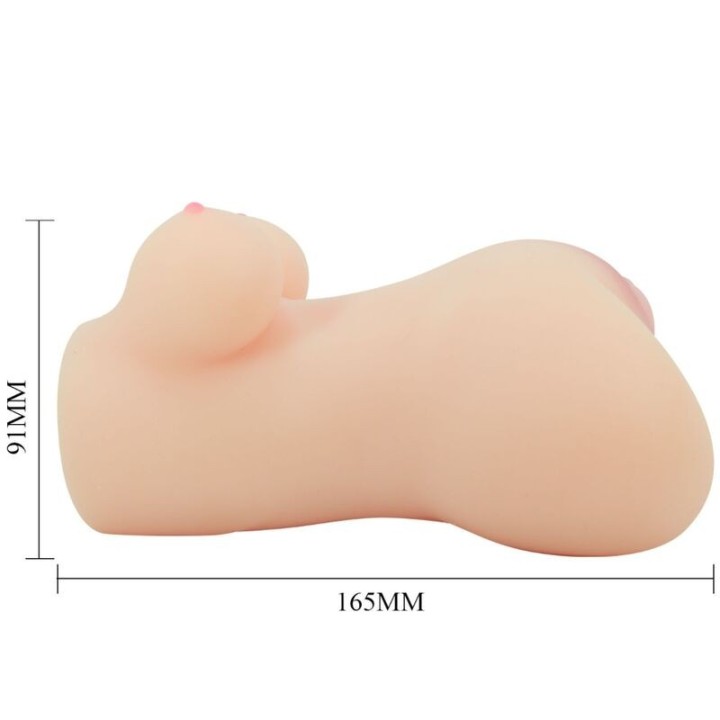 Realistischer Vagina- und Anus-Vibrator Hannah von Crazy Bull | Fesselliebe.de