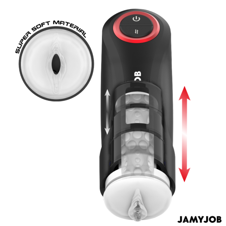 Automatischer Vagina-Masturbator mit Gravity-Funktion, 5 Saugmodi von Jamyjob | Fesselliebe.de