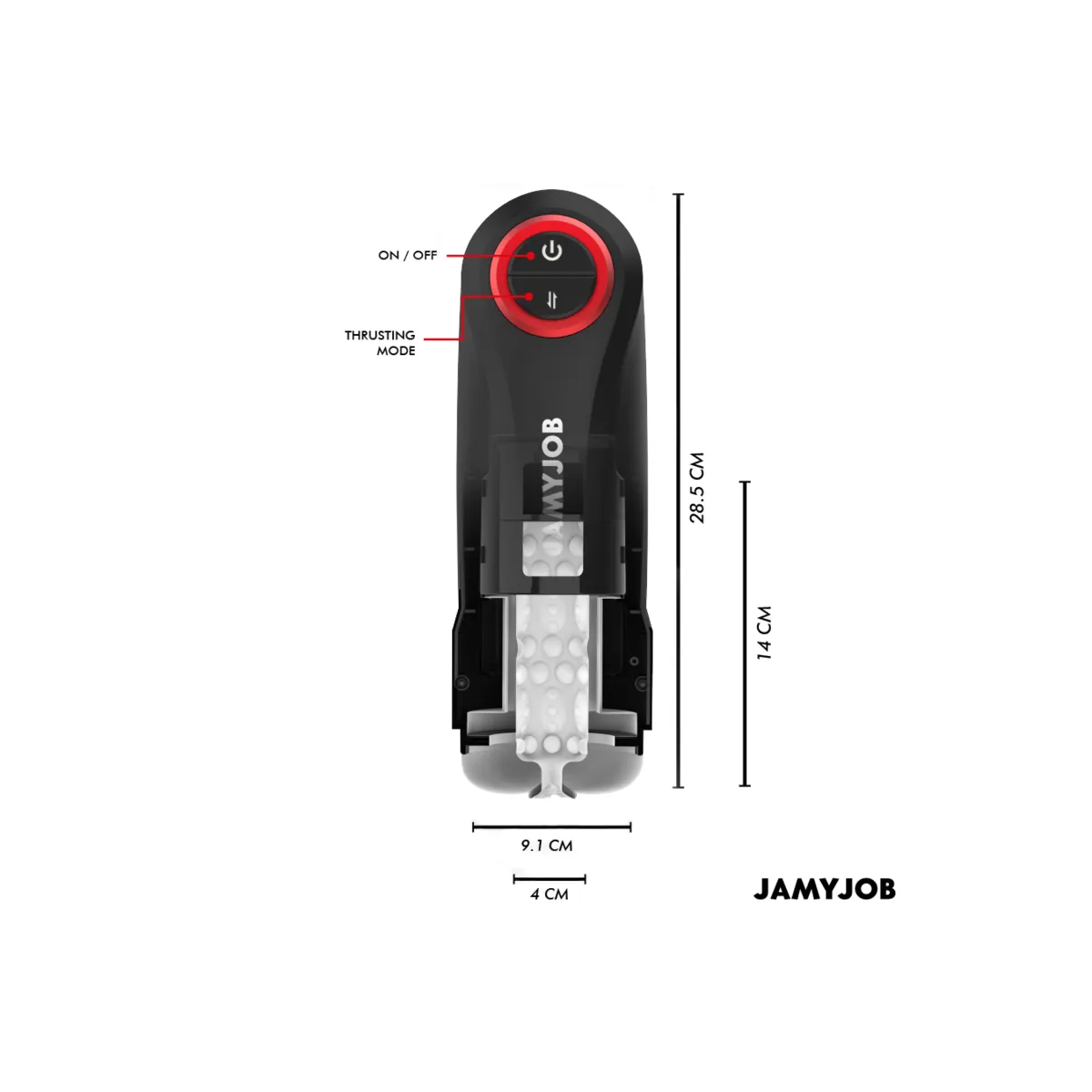 Automatischer Vagina-Masturbator mit Gravity-Funktion, 5 Saugmodi von Jamyjob | Fesselliebe.de
