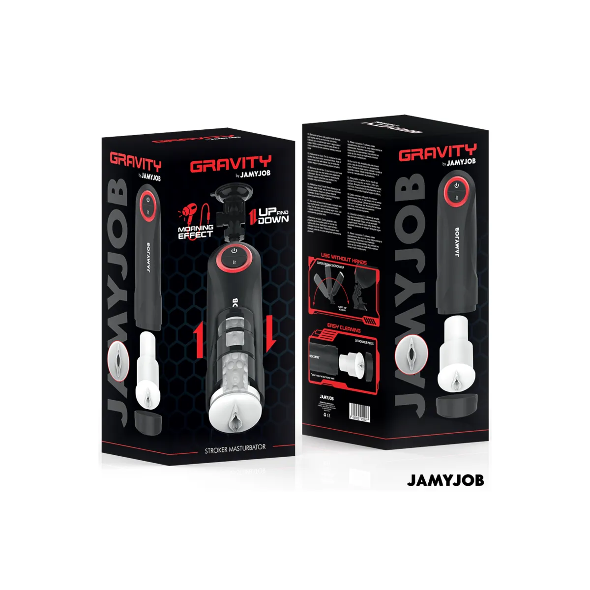 Automatischer Vagina-Masturbator mit Gravity-Funktion, 5 Saugmodi von Jamyjob | Fesselliebe.de
