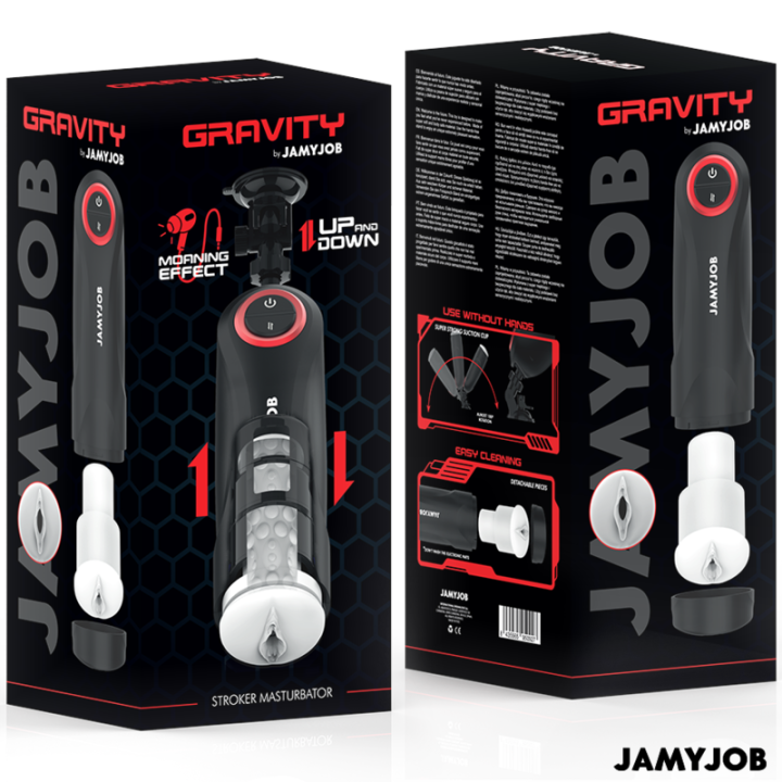 Automatischer Vagina-Masturbator mit Gravity-Funktion, 5 Saugmodi von Jamyjob | Fesselliebe.de