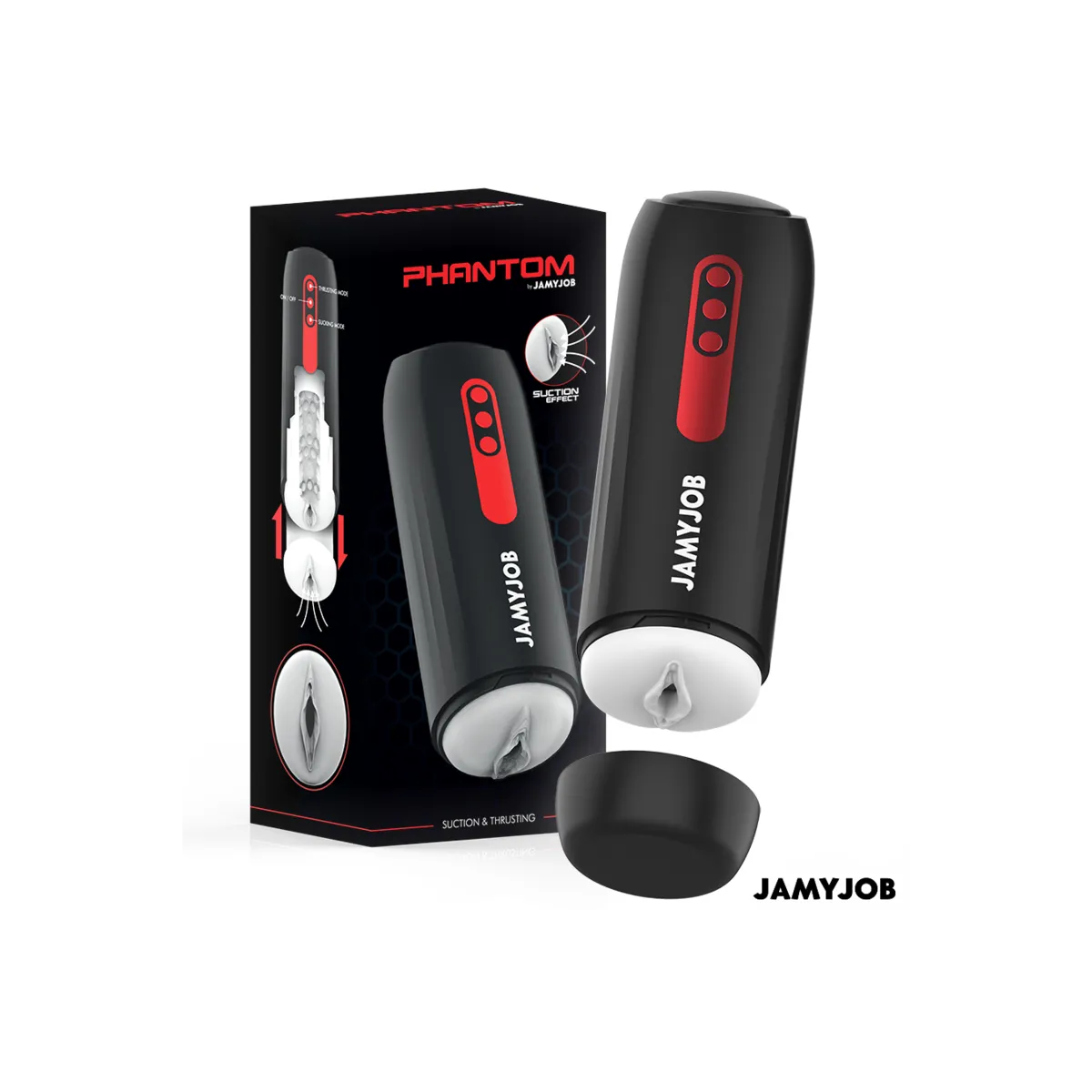 Phantom Automatischer Vagina-Masturbator 5 Saug- und Stossmodi von Jamyjob | Fesselliebe.de