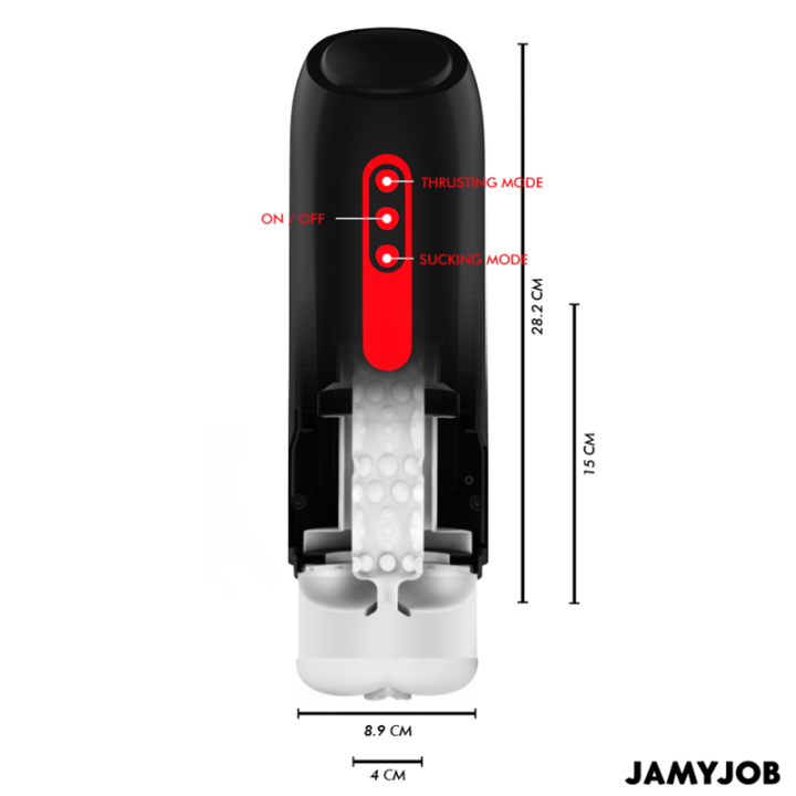 Phantom Automatischer Vagina-Masturbator 5 Saug- und Stossmodi von Jamyjob | Fesselliebe.de
